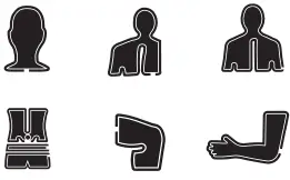 TENS UNITS SM9110 Wireless Muscle Stimulator Device with Remote Control - Include