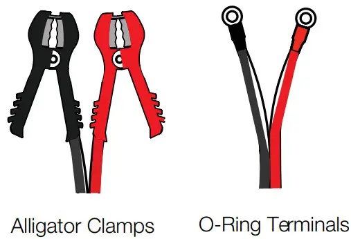 Cobra 3663101 2A Battery Charger - Clamps