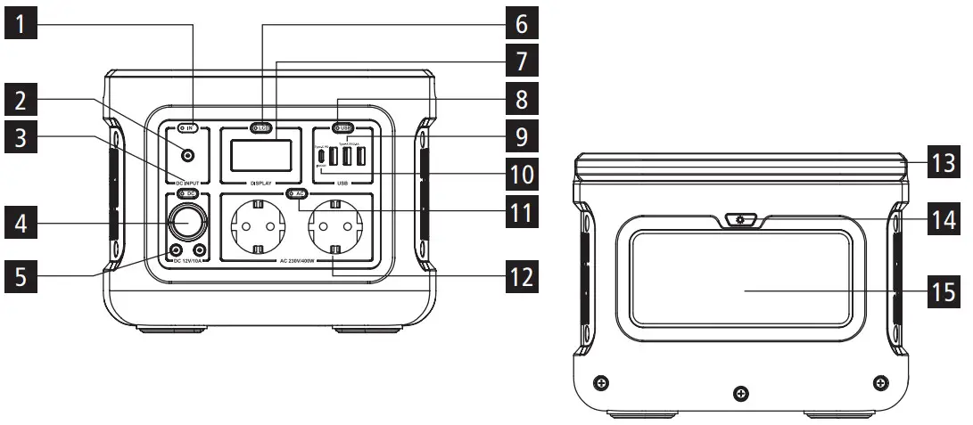 Rollei Power Station 500 Portable Power Storage - Power Station 1