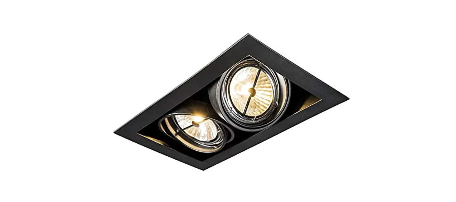 Qazqa 111 Gu10 Dl 2 Black 102813 Oneon Trimless Recessed Spotlight Instruction Manual