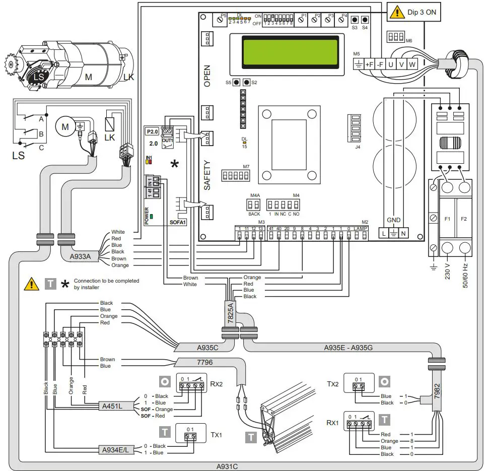 Ditec-0DT866-52E-Control-Panel-fig 13