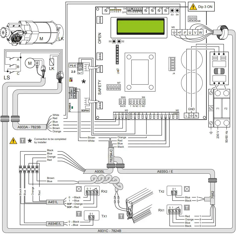 Ditec-0DT866-52E-Control-Panel-fig 15