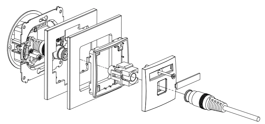 Karlik IGG-1 Single Loudspeaker Socket - BNC single socket
