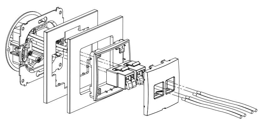 Karlik IGG-1 Single Loudspeaker Socket - Double loudspeaker socket