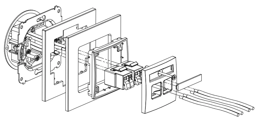 Karlik IGG-1 Single Loudspeaker Socket - Double loudspeaker socket