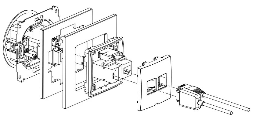 Karlik IGG-1 Single Loudspeaker Socket - HDMI 2.0 single socket 3