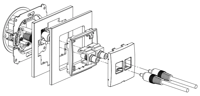 Karlik IGG-1 Single Loudspeaker Socket - RCA double socket 3