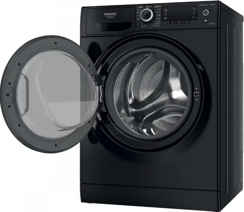 Hotpoint NDD 11725 BDA EE Front Load Washing Machine with Dryer Black