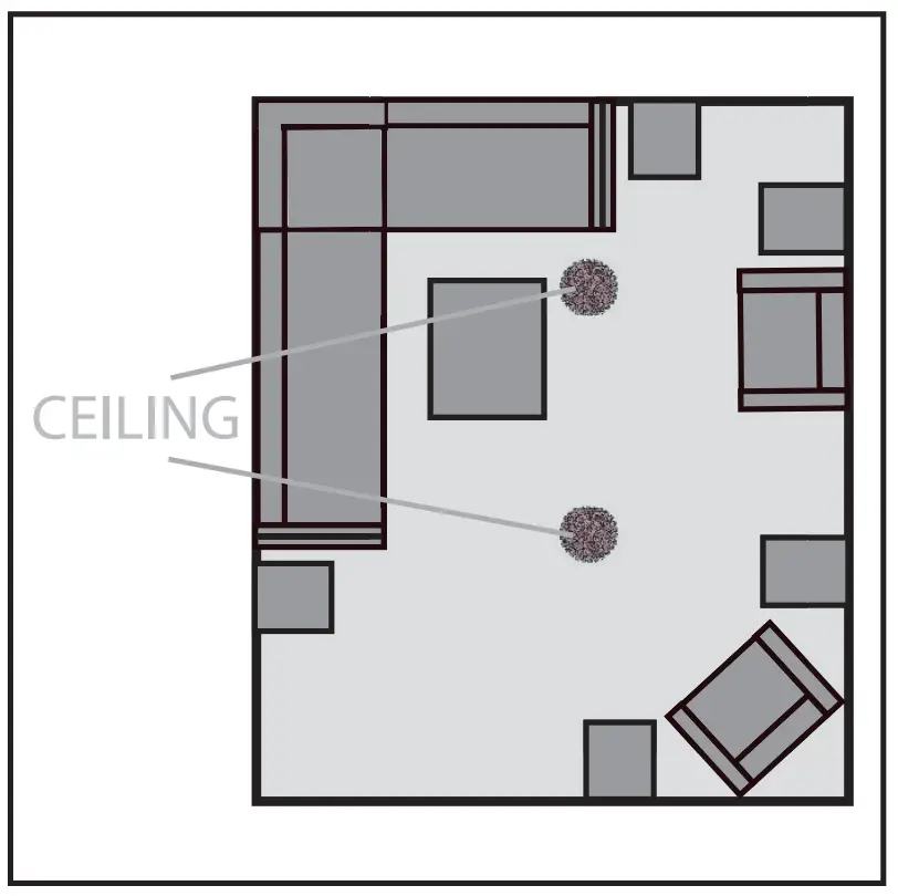 Positioning Invisa® In-Ceiling Speakers for Distributed Audio