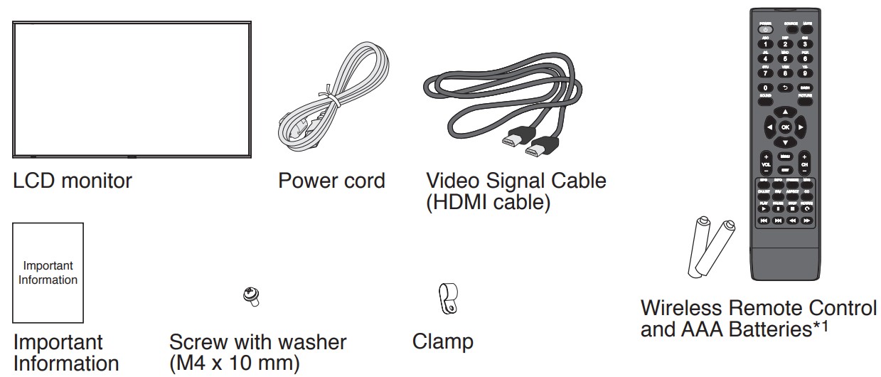 SHARP E758 NEC Multi Sync LCD 75 Inch - FIG