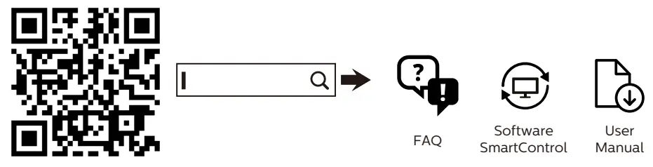 PHILIPS 223S9 S Line Smart Monitor - Qr Code