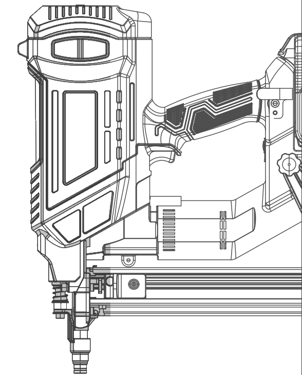 FREEMAN PE20VCSPN38 20 Volt Concrete Pin Strip Nailer