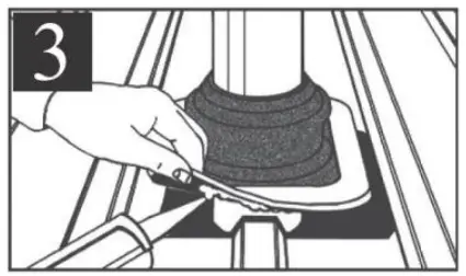 Installation of Roof flashing kit