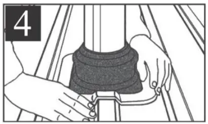 Installation of Roof flashing kit