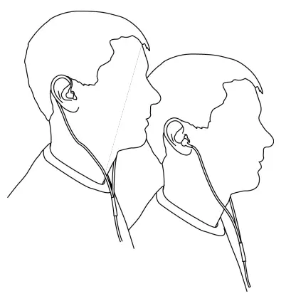 Wearing the Earphones