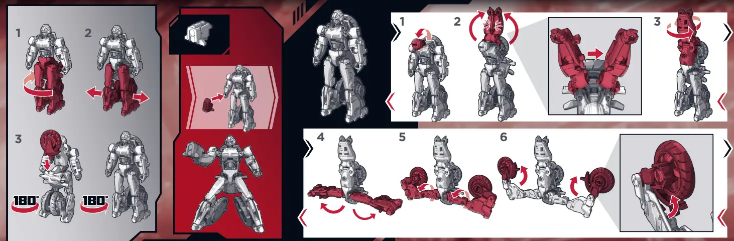 Hasbro Transformers ARCEE - parts 1