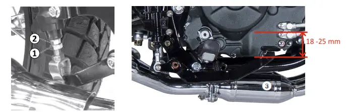 MASH 400cc Five Hundred - Rear brake
