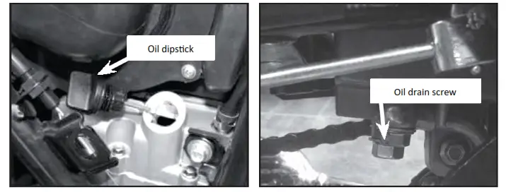 MASH 400cc Five Hundred - dipstick