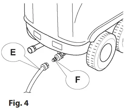 BLUE CLEAN 5640 High Pressure Washer - Installing the appliance 4