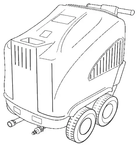 BLUE CLEAN 5640 High Pressure Washer - cover