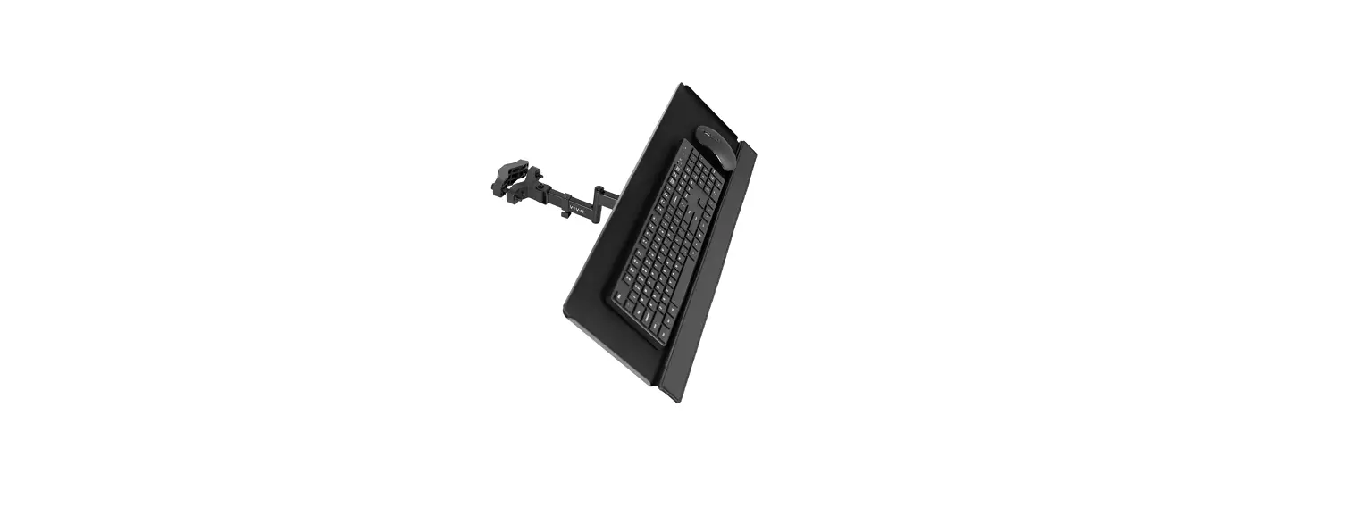V I V O Mount-polekb Black Pole Mount Tilting Keyboard Tray Instruction Manual