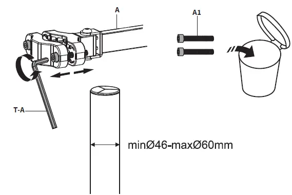 V-I-V-O-MOUNT-POLE-Black-Pole-Mount-Tilting-Keyboard-Tray-fig-5