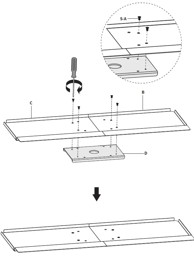 V-I-V-O-MOUNT-POLE-Black-Pole-Mount-Tilting-Keyboard-Tray-fig-7