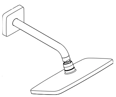 hansgrohe 27370000 Raindance E Overhead Shower