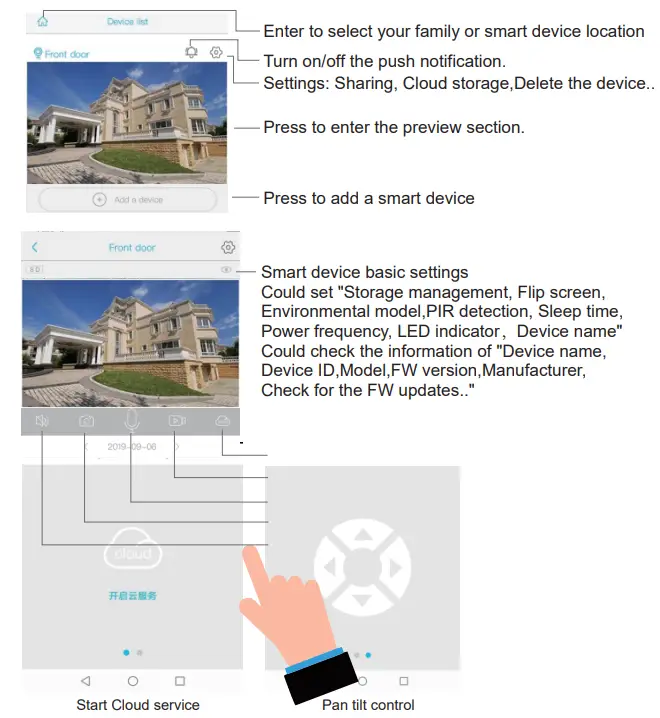 FUVISION S30 Outdoor Wireless Solar Camera - App3