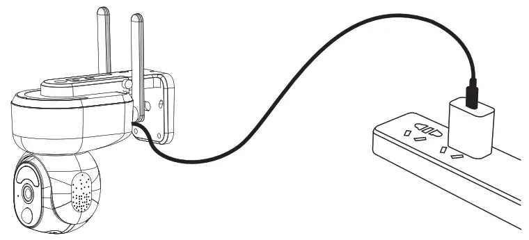 FUVISION S30 Outdoor Wireless Solar Camera - charge