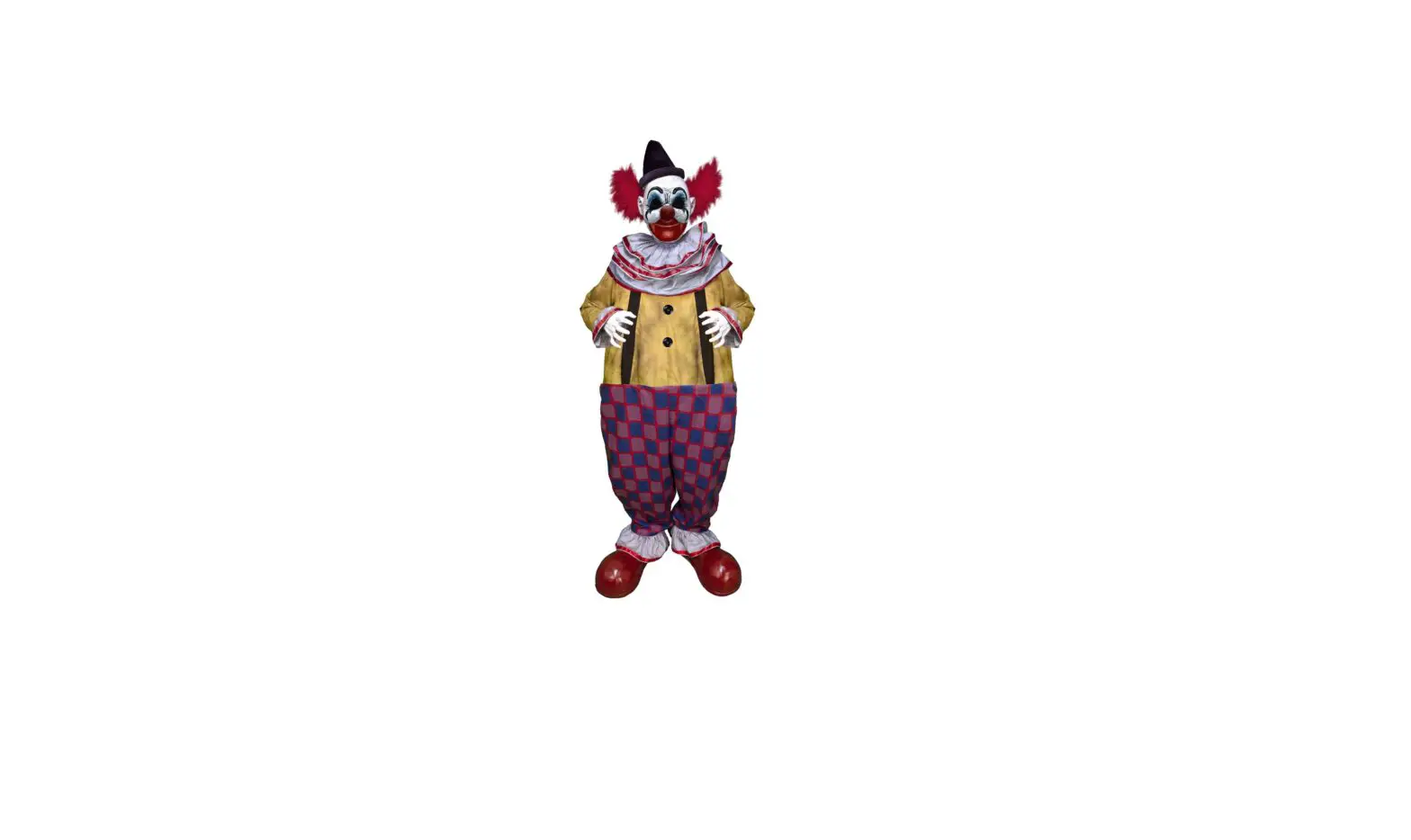 Haunted Hill Farm Hhstlclown-2flsa 6.5ft Talking Lighted Animatronic Clown Free Standing Decoration Instructions