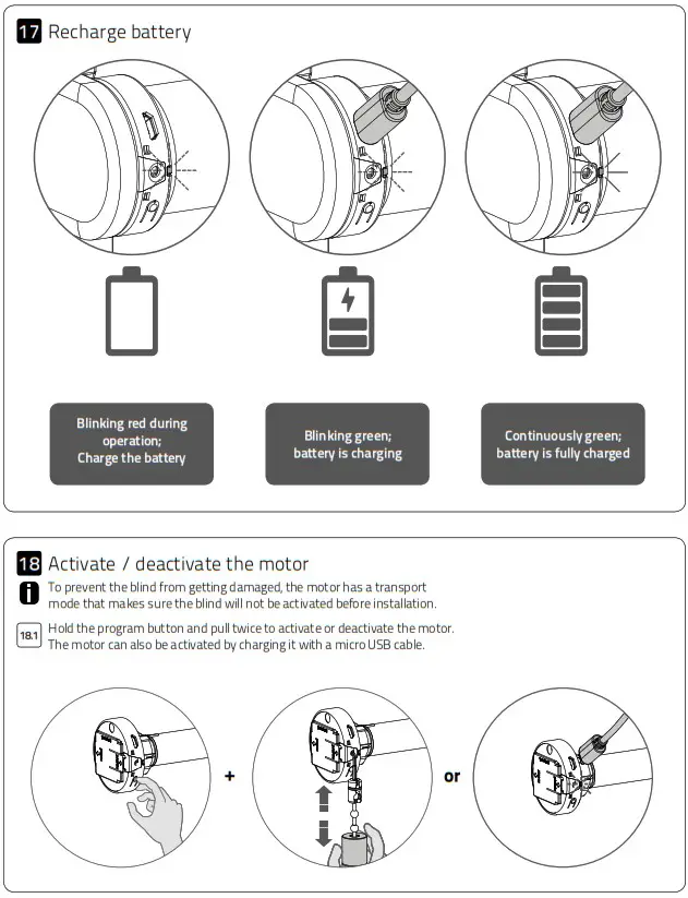 SelectBlinds CM 01 Li ion Battery Powered Tube Motors - overview 7