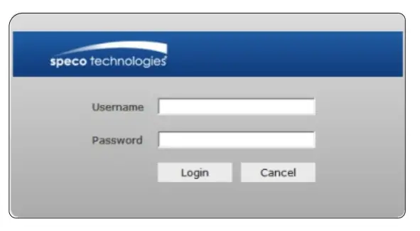 speco technologies O8D9 8MP Outdoor Network Dome Camera - web browser