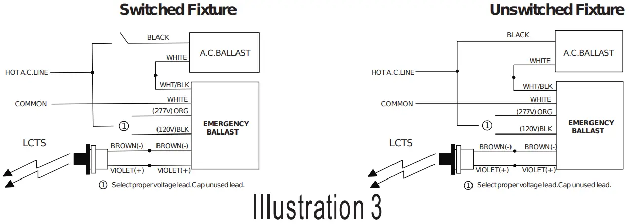 Assurance Emergency Lighting BAL1400ACTD Emergency Backup Ballast - DIAGRAM