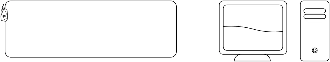 Mad Catz MCZSSCS36BL S.U.R.F. RGB Gaming Mouse Pad