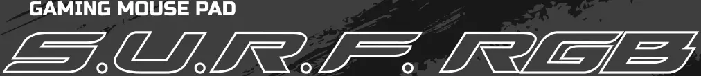 S.U.R.F. RGB Gaming Mouse Pad