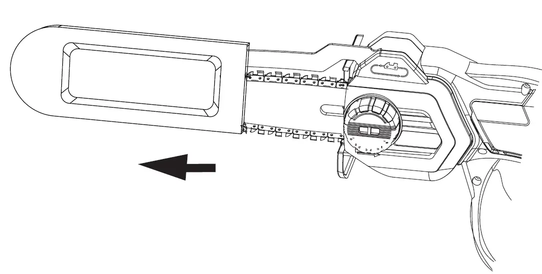 HAWKSMOOR-LS C13A-18V-Cordless-Mini-Pruning-Chainsaw -34