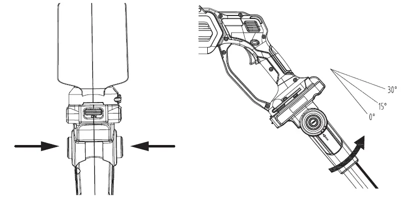 HAWKSMOOR-LS C13A-18V-Cordless-Mini-Pruning-Chainsaw -43