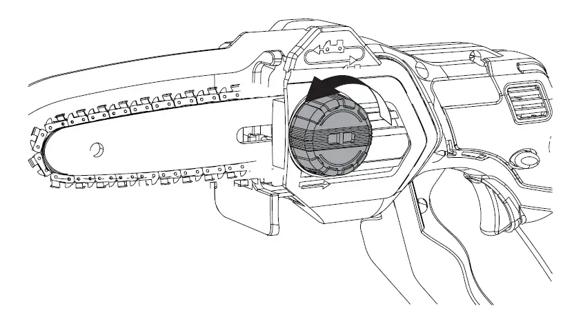 HAWKSMOOR-LS C13A-18V-Cordless-Mini-Pruning-Chainsaw -49