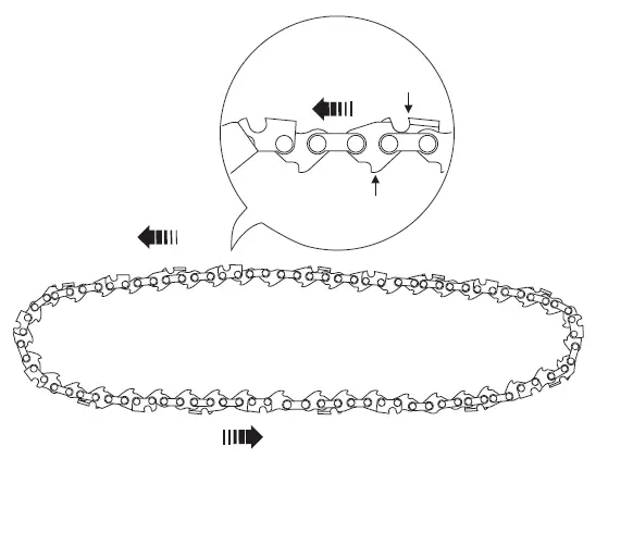 HAWKSMOOR-LS C13A-18V-Cordless-Mini-Pruning-Chainsaw -50