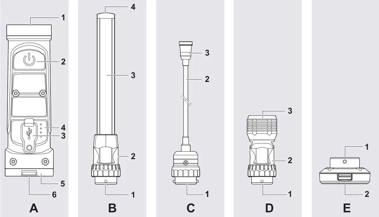PORSCHE 9Y0044050-B LED Lamp Set - fig 1