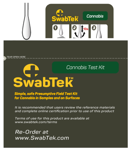 swabtek cannabis test kit - Test Sachet 1