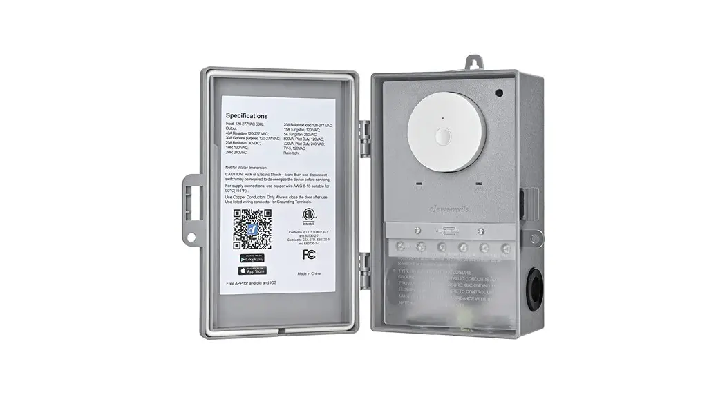 Dewenwils S2homt01a Outdoor Pool Pump Timer Instruction Manual