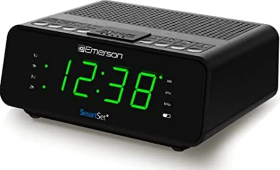 SmartSet Clock Radio with Auto Time Setting System