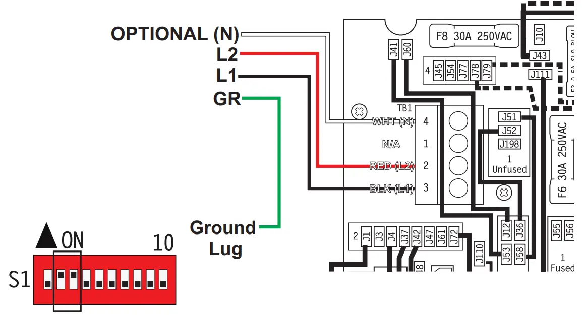 BALBOA BP7 Series Control System - Power