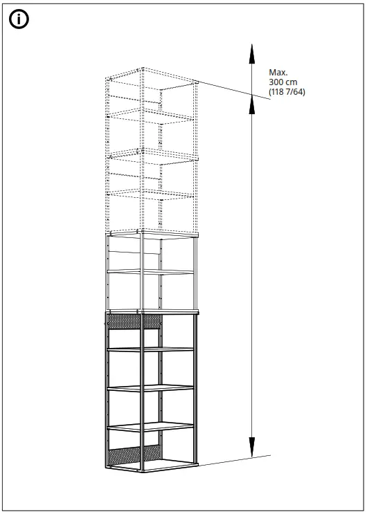 IKEA PLATSA Wardrobe with 6 Doors - Fig 12