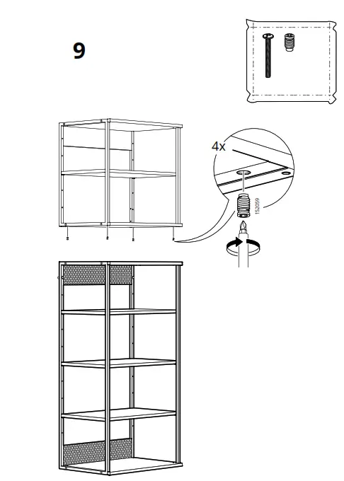 IKEA PLATSA Wardrobe with 6 Doors - Fig 13