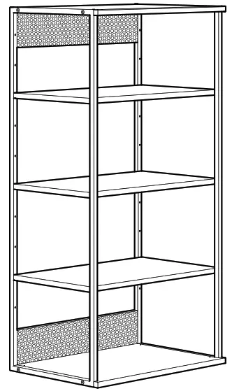 IKEA PLATSA Wardrobe with 6 Doors