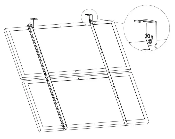 Tamarack UNI-SP-01XX Universal Side of Pole Mount - Attaching Clips
