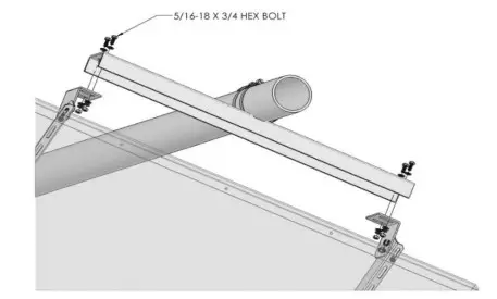 Tamarack UNI-SP-01XX Universal Side of Pole Mount - Mounting PV Assembly on Pole
